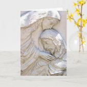 宗教誕生日賛美のカード カード (黄色い花)