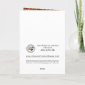 宗教誕生祝いヴァージンメアリーイエス カード (裏面)