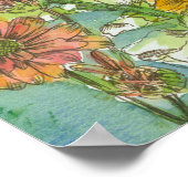 宗教諺聖なる書物、 経典秋の花 ポスター (角)