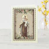 宗教賛美された母メリーカルメル山私達の女性 カード (黄色い花)