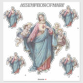 宗教賛美ヴァージンの聖母天使の仮定 シール (シート)