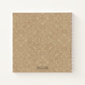 宗教賛美ヴァージンマリイエスヴィンテージ ノートブック (裏面)