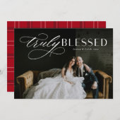 宗教賛美聖降誕祭の写真カード シーズンカード (正面/裏面)