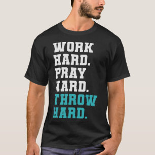 宗教野球ワーク祈懸命懸命スロー懸命 Tシャツ