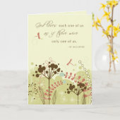 、宗教野生花あなたの考えること、トンボ カード (黄色い花)