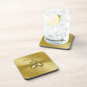 宗教金第50結婚記念日のコースター コースター (右側)