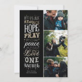 宗教金箔フェイククリスマスカードを喜ぶ シーズンカード (正面)