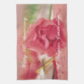 宗教開教50周年バラ キッチンタオル (縦)