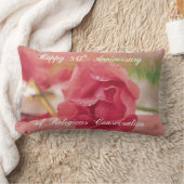 宗教開教50周年バラ ランバークッション (ブランケット)