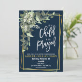 宗教養子縁組お祝い招待状 招待状 (スタンド正面)