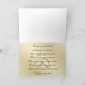 宗教黄金50周年結婚記念カード カード (内部)