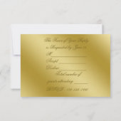 宗教黄金50周年結婚RSVP 出欠カード (裏面)