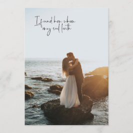 宗教2フォト結婚式招待状 招待状