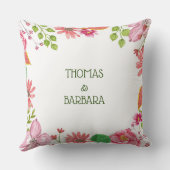 宗教25結婚周年記念花 クッション (裏面)