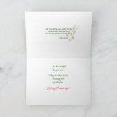 宗教35周年結婚の花 カード (内部)