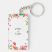 宗教35周年結婚の花 キーホルダー (裏面)