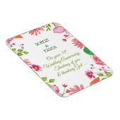 宗教35周年結婚の花 マグネット (右側)