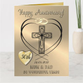 宗教50周年記念カード(ムームとパパ) カード (正面)