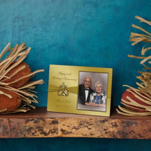 宗教50周年記念結婚記念碑 フォトプラーク (側面)