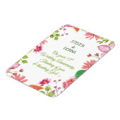 宗教55周年結婚の花 マグネット (左側)