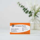 宗教 – オレンジ 名刺 (スタンド正面)