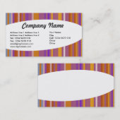 宗教 – ストライプ03 名刺 (正面/裏面)
