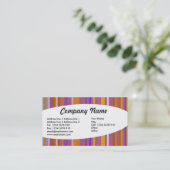 宗教 – ストライプ03 名刺 (スタンド正面)