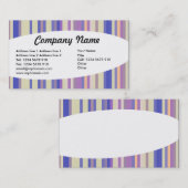 宗教 – ストライプ08 名刺 (正面/裏面)