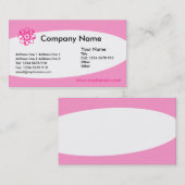 宗教 – ピンク 名刺 (正面/裏面)