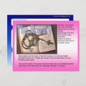 宗教、ローマカトリック、ロザリオ ポストカード (正面/裏面)