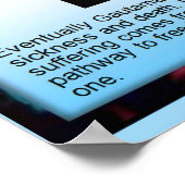 宗教、仏教、悟り ポスター (角)