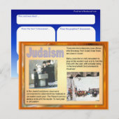 宗教、巡礼ユダヤ教 ポストカード (正面/裏面)