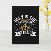 宗教 – 暗闇の中でのみ星を見ることができる カード (黄色い花)