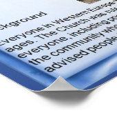 宗教、歴史、改革、背景 ポスター (角)