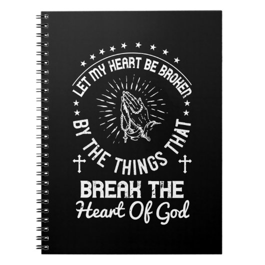 宗教 – 私のハートを壊す ノートブック (正面)