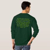 宗教 Tシャツ (裏面フル)