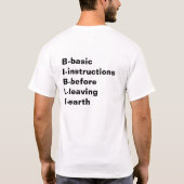 宗教 Tシャツ (裏面)