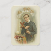 宗教St. Gerard Majellaの祈りの言葉の出産 名刺 (正面)