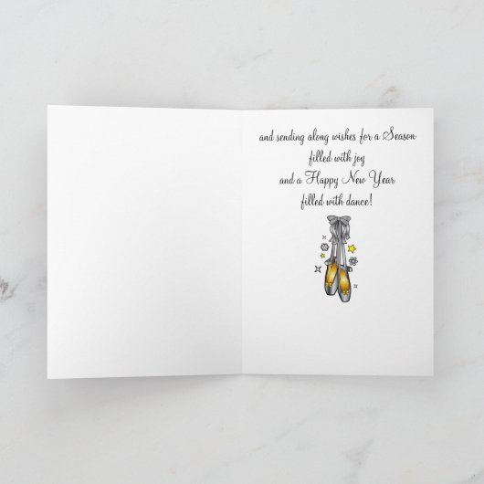 宗派を超えたハッピーホリデーダンス教師 シーズンカード (内部)