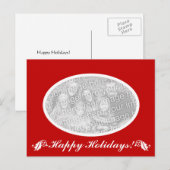 宗派を超えたホリデーオーバル写真ポストカード シーズンポストカード (正面/裏面)