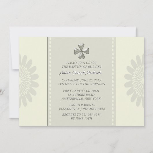 宗賛美教招待状 招待状 (正面)