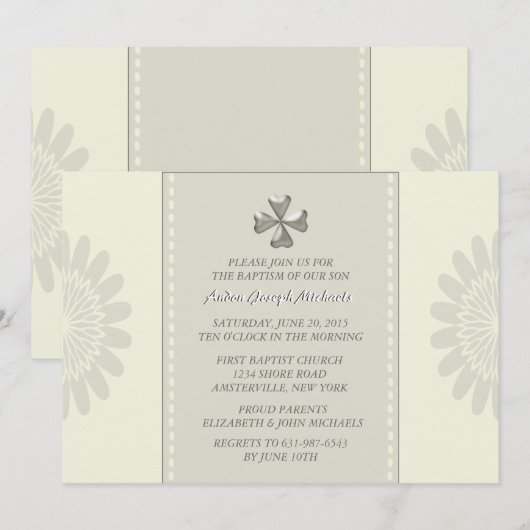 宗賛美教招待状 招待状 (正面/裏面)