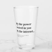 官おもしろい案が我々と結婚 タンブラーグラス (正面)