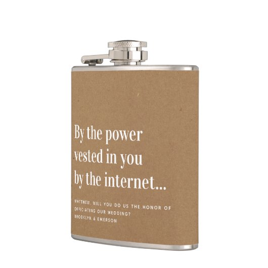 官おもしろい案が我々と結婚 フラスク (左)