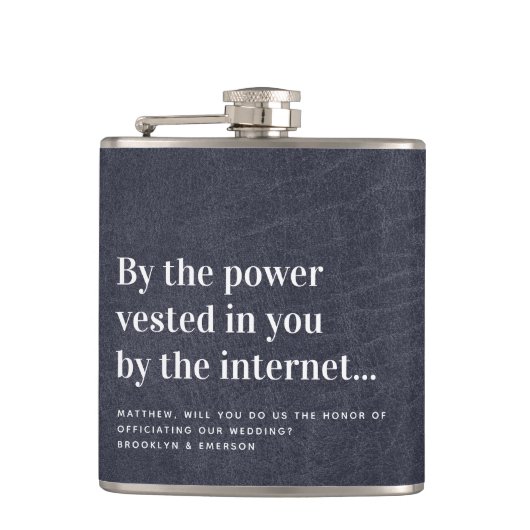 官おもしろい案が我々と結婚 フラスク (正面)