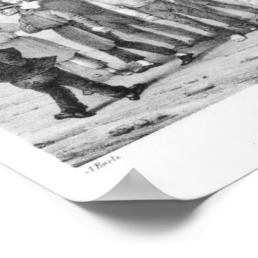 官吏の集団 ポスター (角)