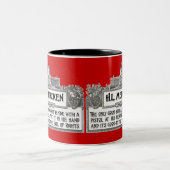 官吏のH.L.Mencken ツートーンマグカップ (中央)