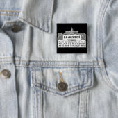 官吏のH.L.Mencken 缶バッジ (インサイチュ)