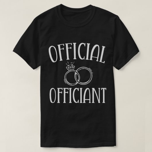 官吏結婚男子の任務大臣 Tシャツ (デザイン正面)