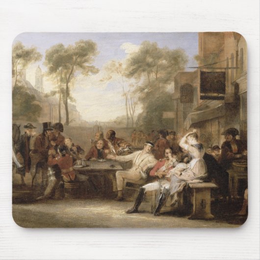 官報Announcinを受け取っているチェルシーの年金者 マウスパッド (正面)